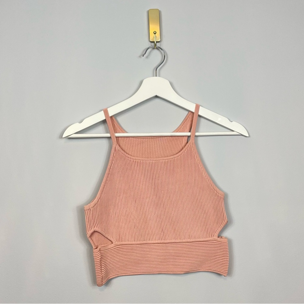 Jonathan Simkhai Stretch-Knit Ribbed Crop Top - Picture 7 of 8